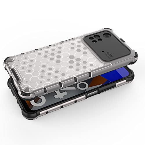 Image of Glasgow Back Case Cover Designed for Poco M4 Pro 4G - Transparent