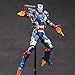 HiPlay ZD Toys Collectible Figure Full Set: Anniversary Series Non-Luminous Version: War Machine Patriot 1.0 (1906-52), 1:10 Scale Miniature Action Figurine BFGZZJQAGZ