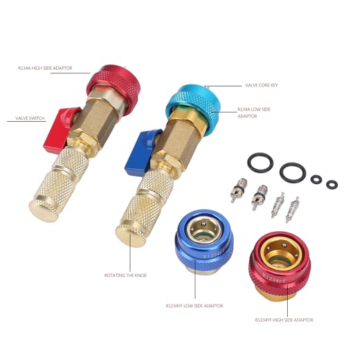 Kit extractor e instalador de válvula R134A para auto miniatura 4