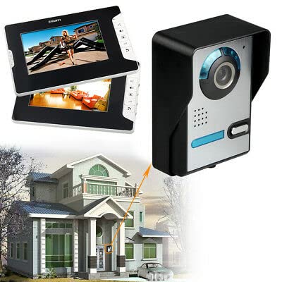 Videocitofono per esterni, 2 X TFT LCD da 7", con monitor e 1 X fotocamera
