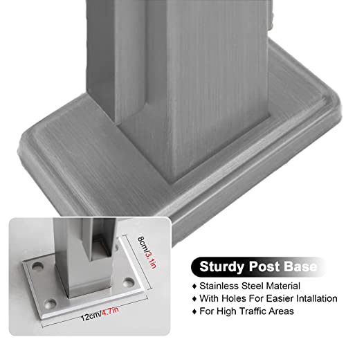 Fixation balustrade stable pour escaliers sans vibrations ni jeu mécanique - 6