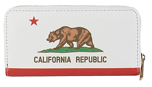 Women Wallet ~ Big Bear California Republic Vinyl Cash Credit Card Women Clutch Wallet