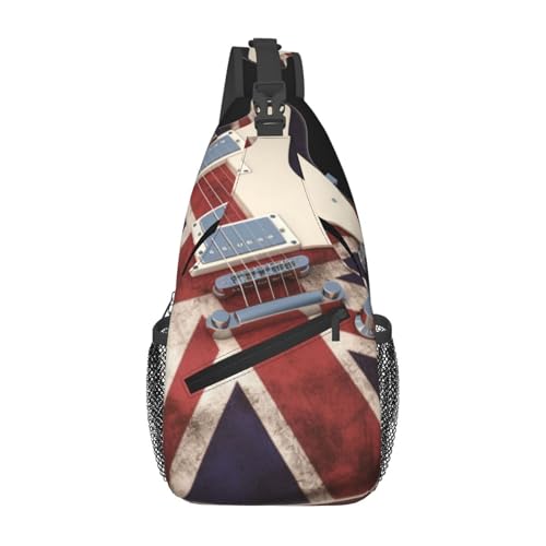 Bolso de pecho cruzado para hombres negro miniatura 1