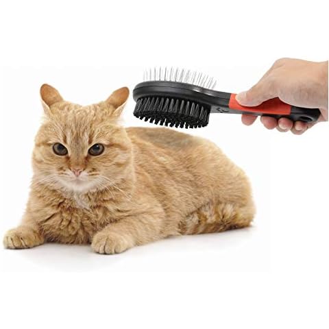 LHtechnology Cat Dog Grooming Comb Brush Pet Grooming Tools Clean Shedding Comb Massage Grooming Comb Tools Brush Cover