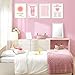 Hwetui Preppy Pink Aura posters Daily Affirmations Wall Art Trendy Y2K Canvas Prints Cute Lucky You Painting Retro Aesthetic Room Decor Picture for College Dorm Bedroom 12x16Inch Set of 4 Unframed