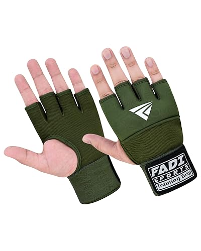 Image of Gel Boxing Hand Wraps Inner Gloves for Men & Women, Quick Slip-On Padded Knuckle Protection with Wrist Support for MMA, Muay Thai & Kickboxing, Heavy Bag & Martial Arts