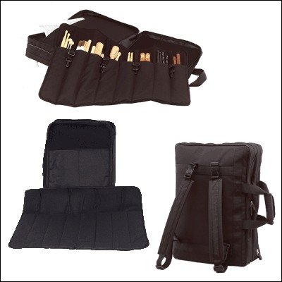 Ortola 0311-001 - Funda baquetas batería profesional, color negro