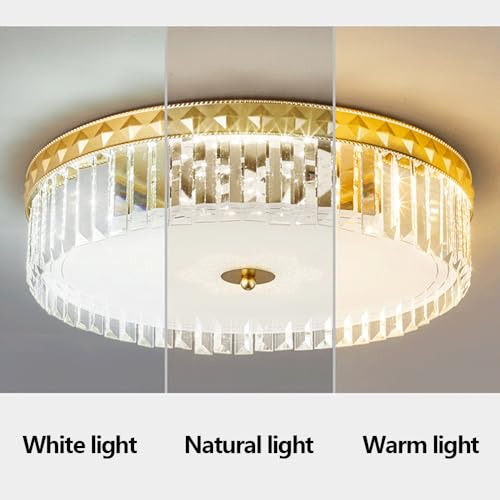 Plafonnier LED cristal variable : 3 couleurs d'éclairage pour votre intérieur - 5