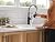 Delta Faucet Theodora Pro Commercial Style Kitchen Faucet with Pull Down Sprayer, Matte Black Commercial Kitchen Faucet, Spring Kitchen Faucet, Delta Kitchen Sink Faucet, Matte Black 18804Z-BL-DST