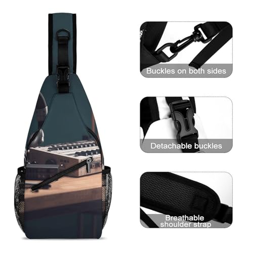 Bolso bandolera cruzado para hombre y mujer miniatura 3