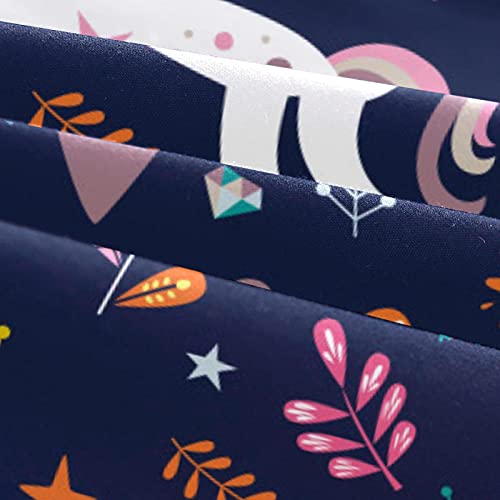 Parure de lit licorne douce ensemble 3 pièces idée cadeau anniversaire