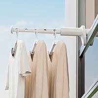 Travel Drying Rack for Clothes - Portable Hanging Rack Over The Door with Retractable Rod - Mini Size for Cruise, RV, Dorm, Apartment, Hotel Laundry