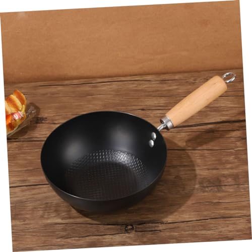 Wok antiadherente de hierro 20cm con mango aislante miniatura 6