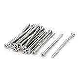 uxcell® DIN7991 M3x50mm 316 Stainless Steel Flat Head Hex Socket Cap Screw Bolt 20pcs