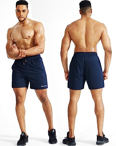 NELEUS Men's 7 inch Lightweight Workout Running Shorts with Pockets4
