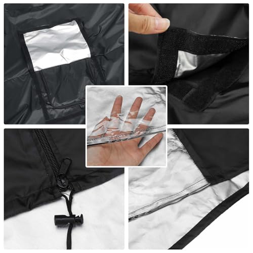 Housse de protection pour réservoir d'eau de jardin extérieure bâche imperméable - 8