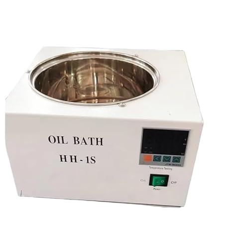 Thermostat Oil Bath Digital Water Bath Boiler Heating Constant Temperature Tank Single-Holes Capacity 3L for Chemistry
