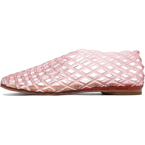Jelly Mesh Ballet Flats - Comfortable Clear Jelly Shoes, Adult Women's Closed Toe Flats Sandals