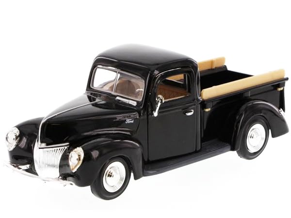 Amazon.com: 1940 Pickup Truck Black 1/24 Diecast Model Car by