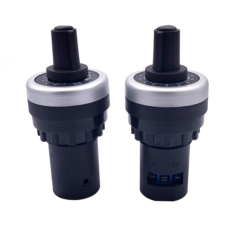 RBFRZGSU 1Pc 2K 3K 5k 10k 20k Ohm resistance LA42DWQ frequency converter potentiometer speed regulating knob switch potentiometers(Green)