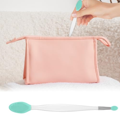 5 Stück Silikon Peeling Lippenpinsel Silikon Lippenbürste Doppelseite Nase Saubere Bürste Weicher Lippenpinsel Mitesser Bürsten für Männer Und Frauen Aufhellende Dunkle Lippen