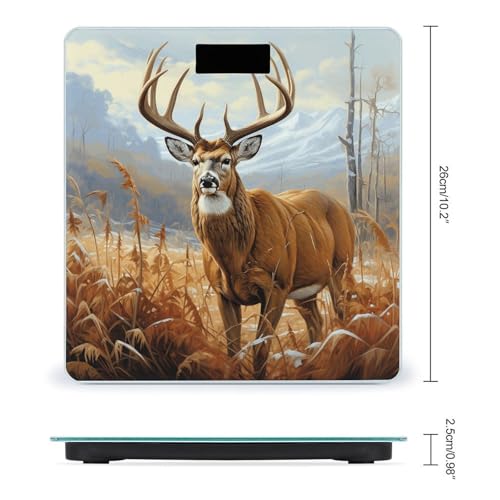 Báscula de Baño Digital de Alta Precisión Buck Deer miniatura 2