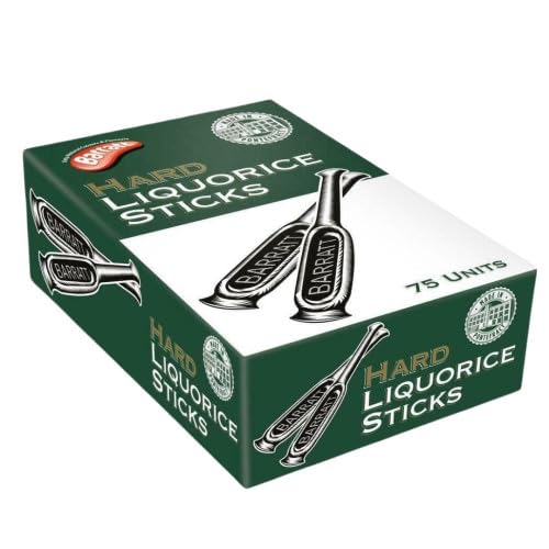 Hard Liquorice Sticks 75 Count By Monmore Confectionery