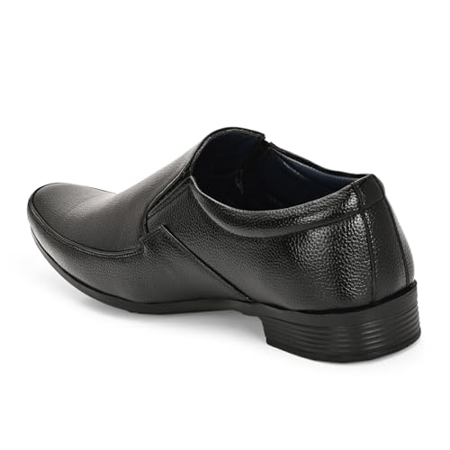 Image of Centrino Slip-On Men's Formal Shoe | Stylish with Soft Cushioned Insole | Sleek Slip-On Design for Formal Look | Durable with Anti-Skid Sole | Ideal for Office Wear (9287)