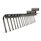 Guide Gear Leveling Landscape Rake, Attachment for ATV, UTV, Vegetable Garden, 60” Wide with 17 Tines