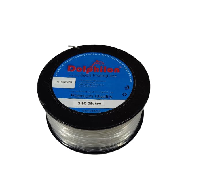 Nylon Mono Fishing LINE of 1.20 MM DIAMTER in Clear Color of 160 Grams Net Wt in Bobbin (B0CR17S6RF) Amazon Price History, Amazon Price Tracker