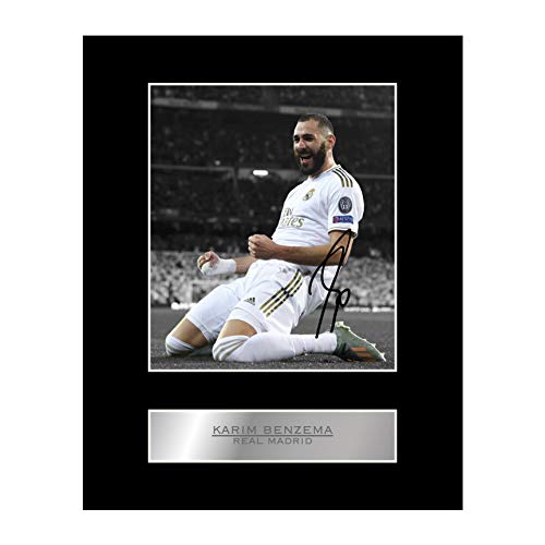 Karim Benzema - Foto firmada con autógrafo del Real Madrid FC #05