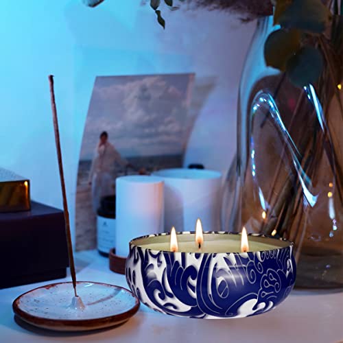 Ciphands Citronella Candles, 4 X 80Hrs Long Lasting 3 Wicks Scented Candles, Large 14.5 Oz Decorative Indoor & Outdoor Candles For Home Patio Garden Camping Balcony Bbq, Green #TOP3