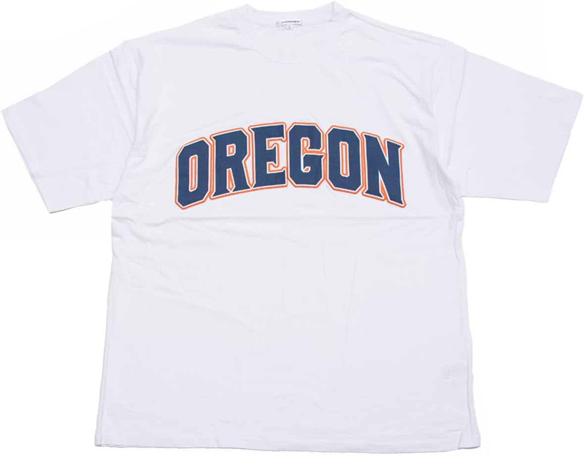 Amazon | [slow&easy] カレッジロゴ CARIFORNIA BIG Tシャツ