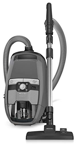 Image of Miele Blizzard CX1 Pure Suction Bagless Canister Vacuum Cleaner with AllTeQ Universal Floorhead and Parquet Twister Floorhead, 1200 W, Graphite Gray - 10829430