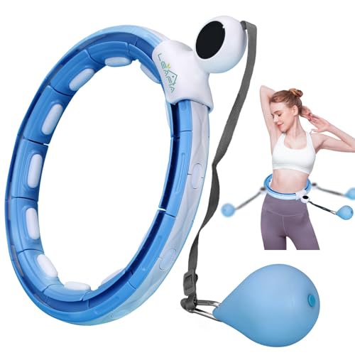 LEAFIA Smart Fitness Reifen, Ruhig Hula Hoop Gewichtsverlust, mit...