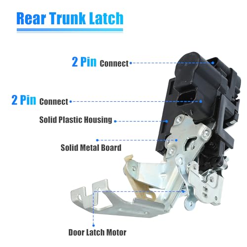 Image of uxcell No.6F2Z-1743150-A Rear Tailgate Trunk Lift Gate Latch Lock Actuator Fit for Ford Freestar 2004-2007 for Mercury Monterey 2004-2007