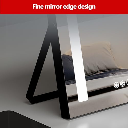 Miroir de maquillage LED avec éclairage tactile : une idée cadeau beauté idéale - 6