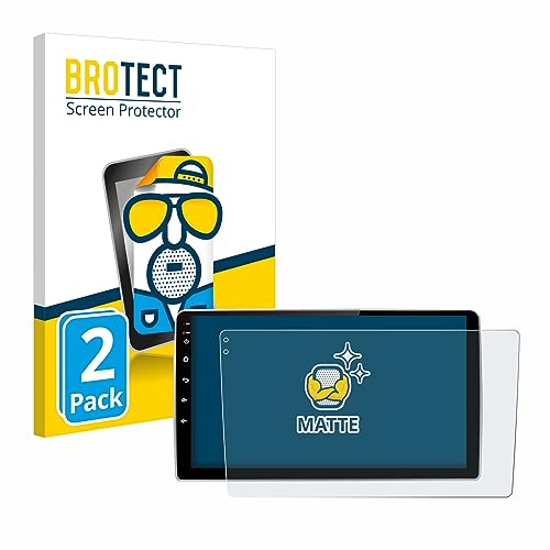 BROTECT Entspiegelungs-Schutzfolie für Junsun V1 pro 9' (2 Stück) Matte Displayschutz-Folie, Anti-Reflex, Anti-Fingerprint