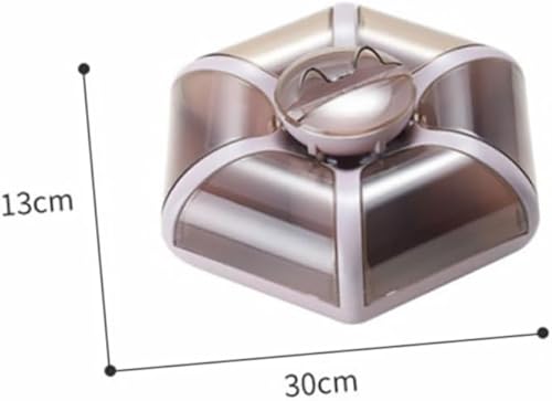 Miniatura 2 de DOITOOL Bandeja de almacenamiento de aperitivos, caja de dulces de frutas, platos de frutas secas, contenedor de almacenamiento de aperitivos para