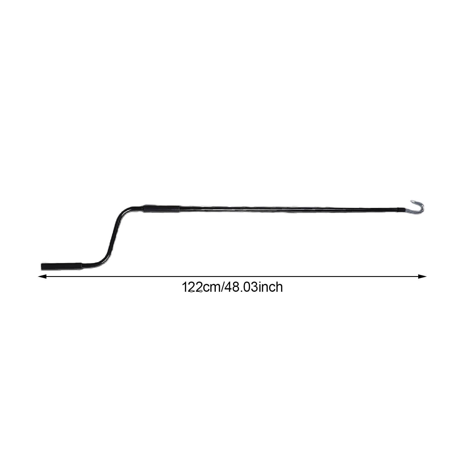 Manivelle universelle pour store de camping-car, 122 cm, pièce de rechange pour store enrouleur rétractable, Noir