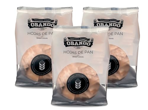 Picos Gourmet Rústicos - Envío 24 h - Hojas de Pan - Láminas - Tostas - Bread Leaves - Regañás - Los mejores picos - 3 x Bolsa 150 g (Hojas)