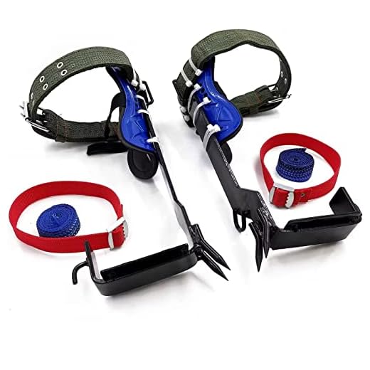 XKMT- Tree Climbing Spike Set Safety Adjustable Belt Lanyard Rope Rescue Belt 2 Gears [P/N: ET-OUTDOOR002-RAW]