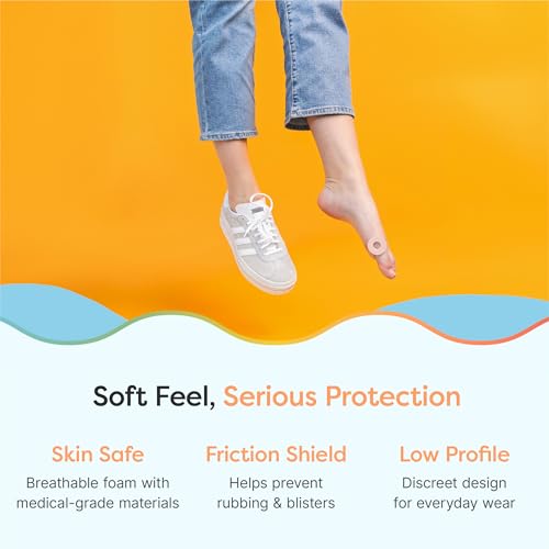 Image of ZenToes Callus Cushions | Water-Resistant Self-Stick Adhesive Corn Pads | Foot, Heel, & Toe Discomfort Relief | Soft Foam for Friction Protection | Ideal for Active Lifestyles | 144-Pack