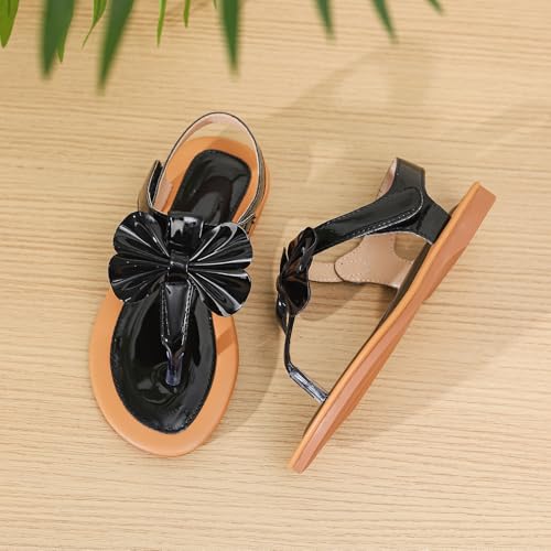 Image of Toddler Girls Sandals Summer Flats Dress Shoes for Baby Little Kids Girl