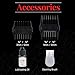 CHI Tech Cordless Precision Clipper, Wireless Hair Clipper for Precision Styling, Smooth Grip & Stainless Steel Blades, Includes 4 Guard Attachments