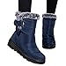 Fashion Couple Men Women Winter Water Proof Flat Hook Loop Keep Warm Snow Boots Comfortable Mid Boots Shoes Snow Men Man Hiking Shoes