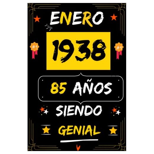 CUADERNO, ENERO 1938, 85 Años Siendo Genial: Regalo de 85 cumpleaños para mujeres y hombres, ideas de 85 cumpleaños... un cumpleaños... divertido, ... regalo de 85 cumpleaños para él/ella.