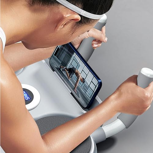 Tabla de ejercicios abdominales con rebote automático y soporte fitness 3