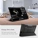 Spigen for Galaxy Tab S9 FE Plus Case (2023), Rugged Armor Pro Protective Tri-Fold Cover and S Pen Holder, 13.1 inch, Black