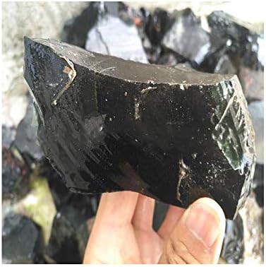 Obsidian Rough Rocks Natural Healing Crystal Gemstones for Arts, Crafts, Tumbling, Cabbing, Polishing, Wire Wrapping, Wicca and Reiki Crystal Healing 1 Large Piece 500 Grams (Obsidian)